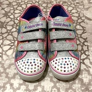 Sketchers Girls Light Up Sneakers